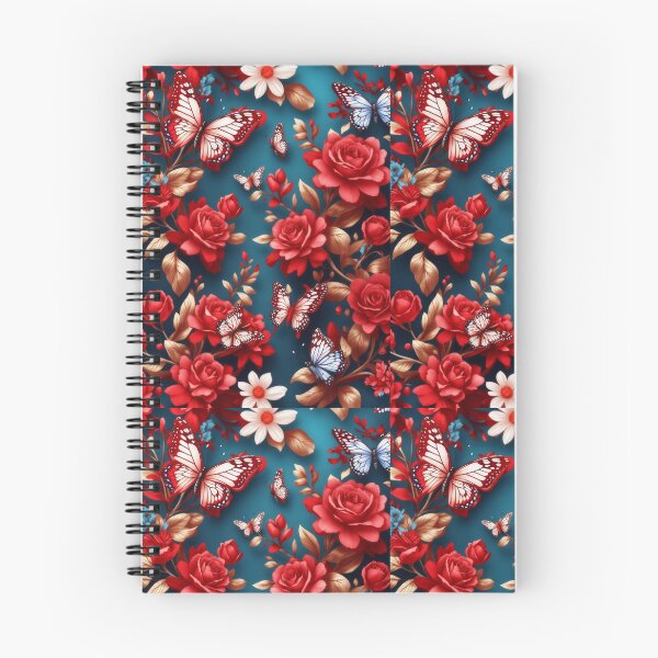 Item preview, Cute red Flower Pattern designed and sold by aqua1001.