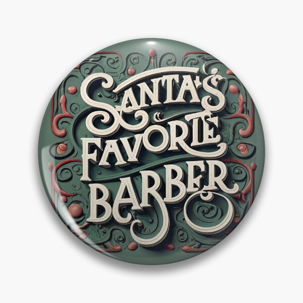Item preview, Humorous Christmas Gift: Santa's Favorite Barber designed and sold by randomorder.