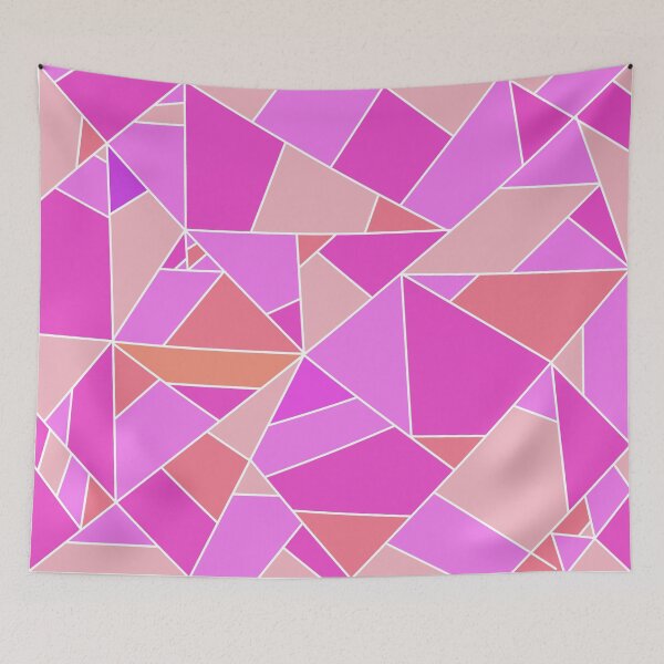 Item preview, rose petal pink mosaic designed and sold by ZiphGames.
