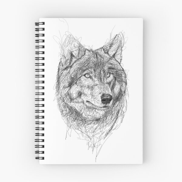 Item preview, Arte del garabato del lobo designed and sold by CaroScribbles.