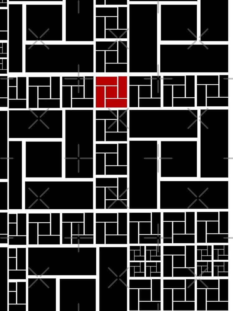 Thumbnail 5 of 5, iPhone Case, The Square designed and sold by BasicDesignsDK.