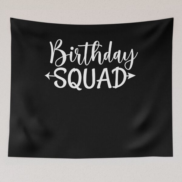 Item preview, Birthday Squad Tee Great Gift Amazing Funny Bday Squad party Birthday Squad Party Matching Family Group Funny Bday Team designed and sold by smartrocket.