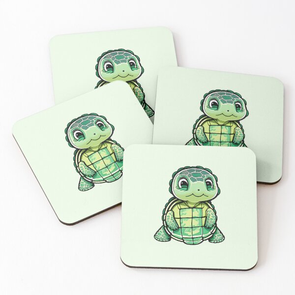 Item preview, tiny green turtle designed and sold by NazarliNigar.