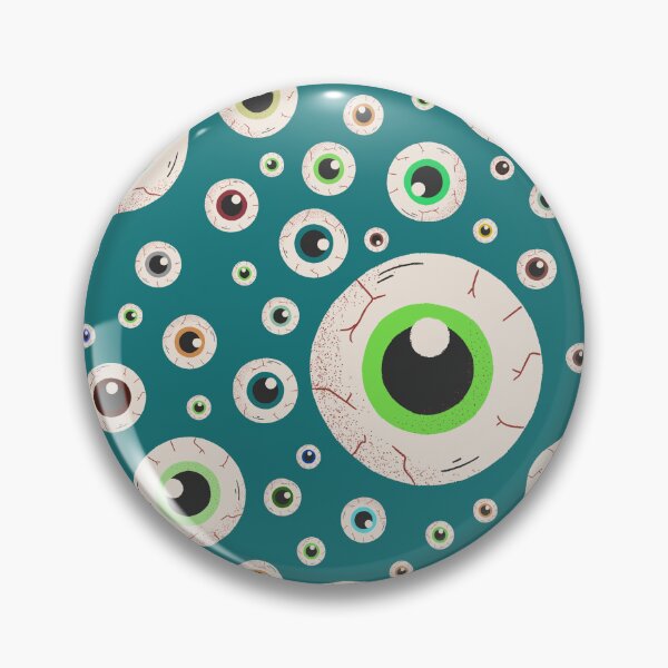 Item preview, Halloween Eyeballs Seamless Pattern - Purple, Green, Orange, Brown, Neon Green, Light Purple, Dark Purple designed and sold by BonitaGirl.