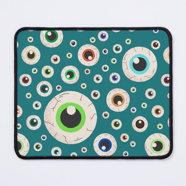 Item preview, Halloween Eyeballs Seamless Pattern - Purple, Green, Orange, Brown, Neon Green, Light Purple, Dark Purple designed and sold by BonitaGirl.