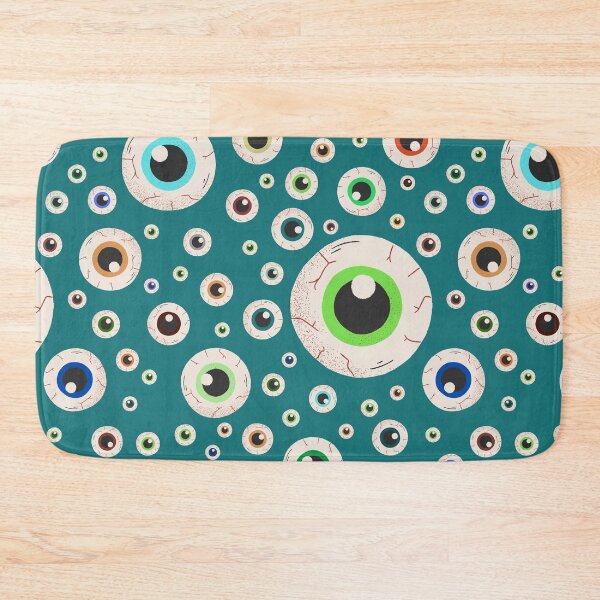 Item preview, Halloween Eyeballs Seamless Pattern - Purple, Green, Orange, Brown, Neon Green, Light Purple, Dark Purple designed and sold by BonitaGirl.