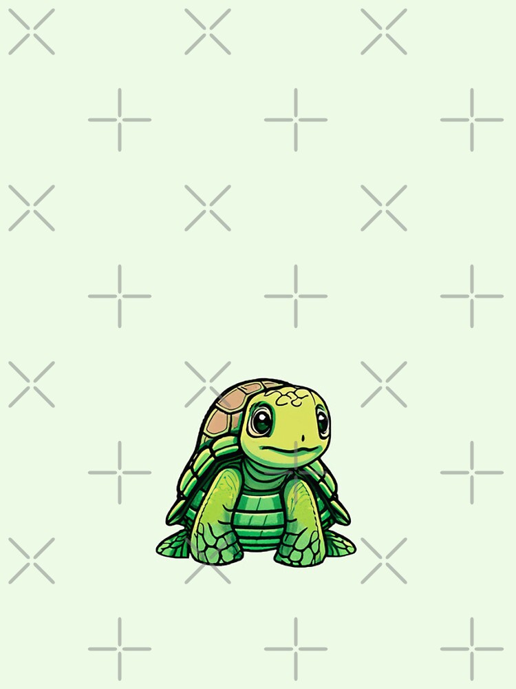 Thumbnail 4 of 4, iPhone Case, tiny green turtle designed and sold by NSimplicity.