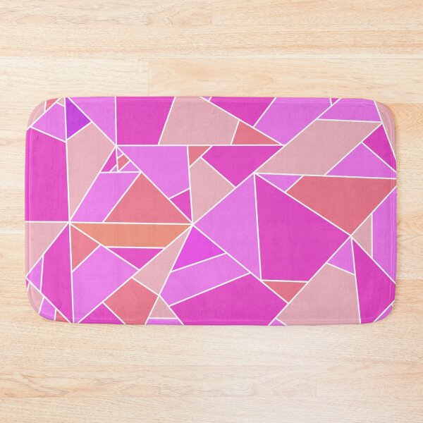 Item preview, rose petal pink mosaic designed and sold by ZiphGames.