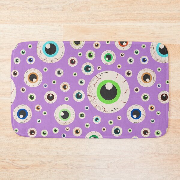 Item preview, Halloween Eyeballs Seamless Pattern - Purple, Green, Orange, Brown, Neon Green, Light Purple, Dark Purple designed and sold by BonitaGirl.