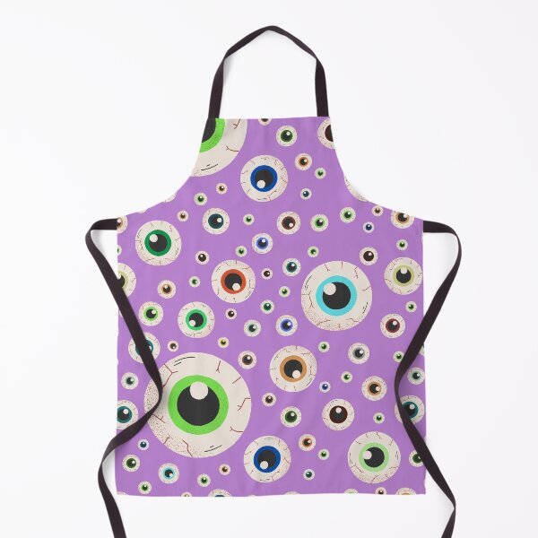 Item preview, Halloween Eyeballs Seamless Pattern - Purple, Green, Orange, Brown, Neon Green, Light Purple, Dark Purple designed and sold by BonitaGirl.