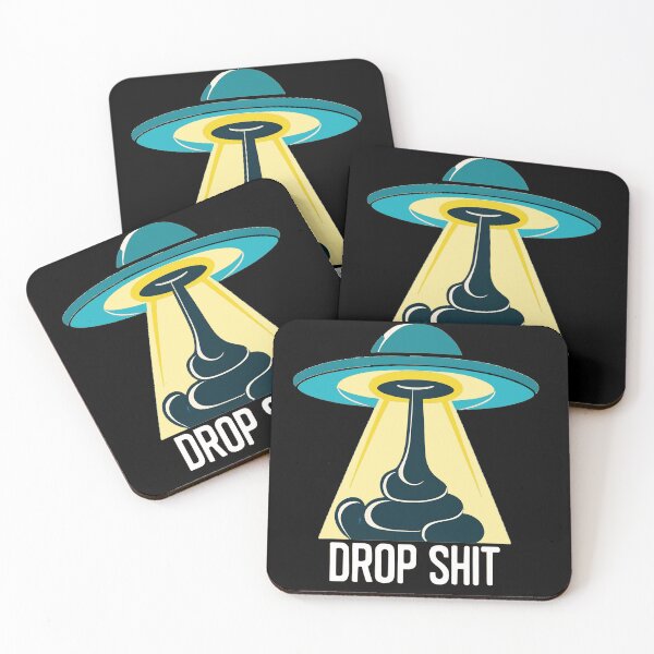 Item preview, UFO DROP SHIT designed and sold by ratchawoot.