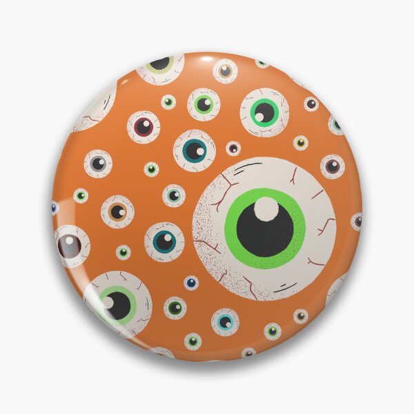 Item preview, Halloween Eyeballs Seamless Pattern - Purple, Green, Orange, Brown, Neon Green, Light Purple, Dark Purple designed and sold by BonitaGirl.