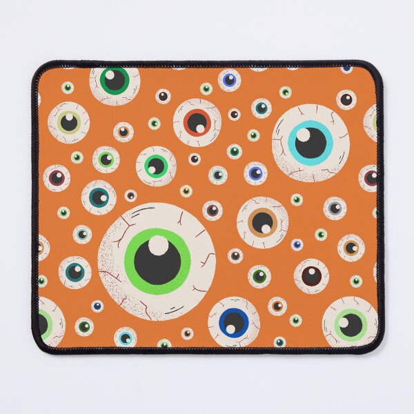 Item preview, Halloween Eyeballs Seamless Pattern - Purple, Green, Orange, Brown, Neon Green, Light Purple, Dark Purple designed and sold by BonitaGirl.