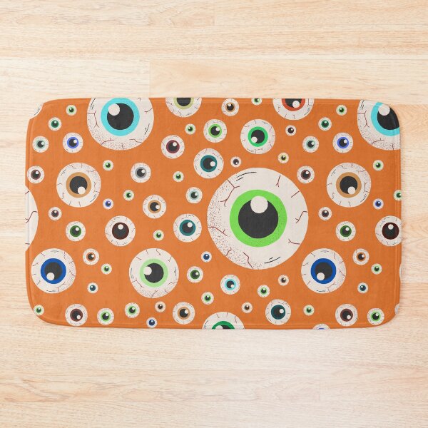 Item preview, Halloween Eyeballs Seamless Pattern - Purple, Green, Orange, Brown, Neon Green, Light Purple, Dark Purple designed and sold by BonitaGirl.