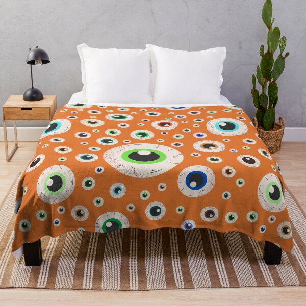 Item preview, Halloween Eyeballs Seamless Pattern - Purple, Green, Orange, Brown, Neon Green, Light Purple, Dark Purple designed and sold by BonitaGirl.