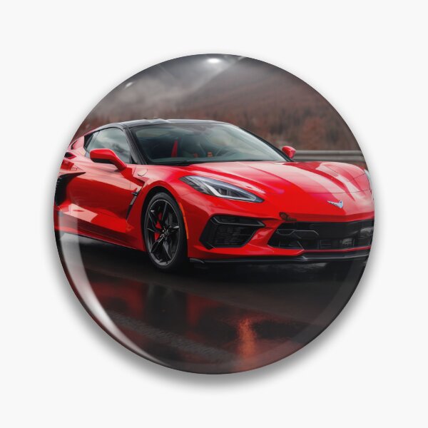 Item preview, Red Corvette C8  designed and sold by TheLostOnesArt.