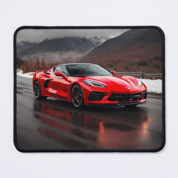 Item preview, Red Corvette C8  designed and sold by TheLostOnesArt.