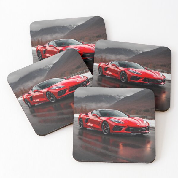 Item preview, Red Corvette C8  designed and sold by TheLostOnesArt.
