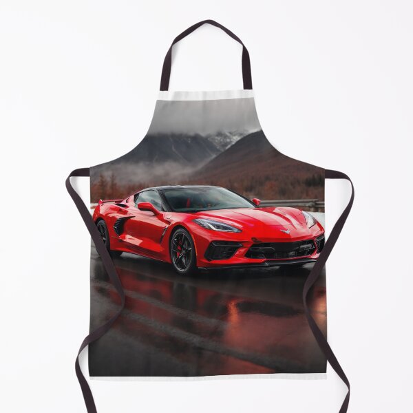 Item preview, Red Corvette C8 designed and sold by TheLostOnesArt.