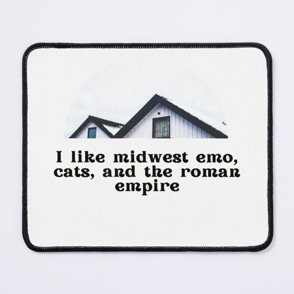Item preview, Midwest Emo and Cats designed and sold by AthenaPlays.