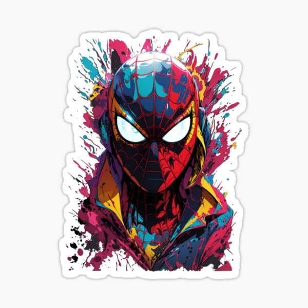 Item preview, Spidey's Chaos: A Splatter Art Tribute designed and sold by Wayferg.