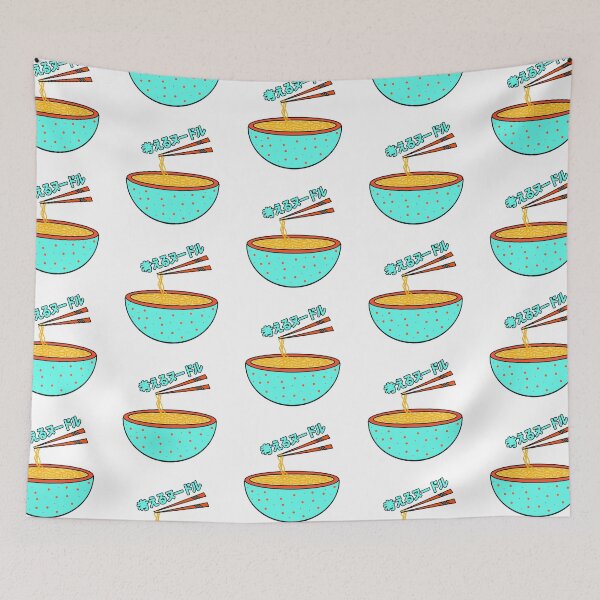 Item preview, thinknoodles japanese anime cute polka dot blue designed and sold by DesignYourWaystore.