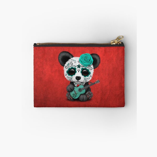 Item preview, Blue Sugar Skull Panda Playing Guitar designed and sold by JeffBartels.