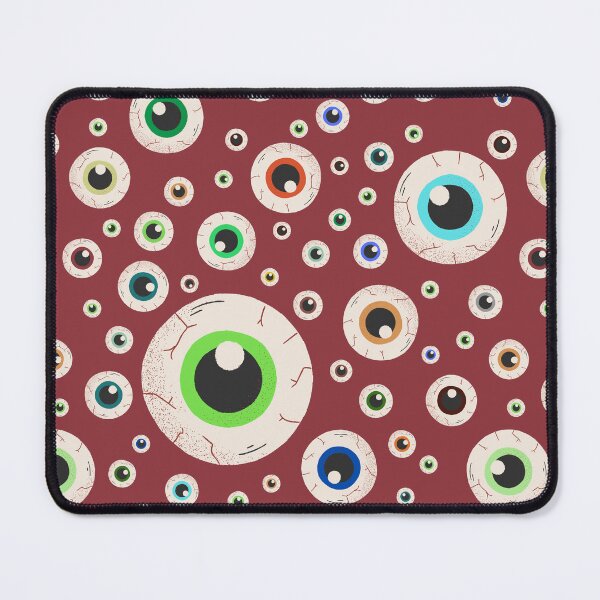 Item preview, Halloween Eyeballs Seamless Pattern - Purple, Green, Orange, Brown, Neon Green, Light Purple, Dark Purple designed and sold by BonitaGirl.