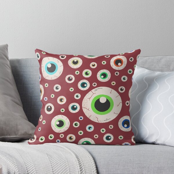 Item preview, Halloween Eyeballs Seamless Pattern - Purple, Green, Orange, Brown, Neon Green, Light Purple, Dark Purple designed and sold by BonitaGirl.