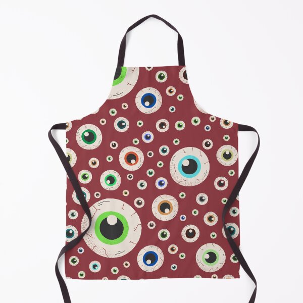 Item preview, Halloween Eyeballs Seamless Pattern - Purple, Green, Orange, Brown, Neon Green, Light Purple, Dark Purple designed and sold by BonitaGirl.