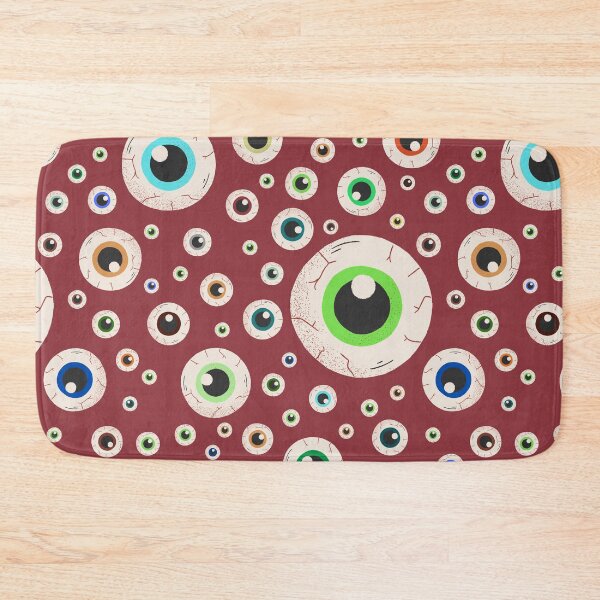 Item preview, Halloween Eyeballs Seamless Pattern - Purple, Green, Orange, Brown, Neon Green, Light Purple, Dark Purple designed and sold by BonitaGirl.