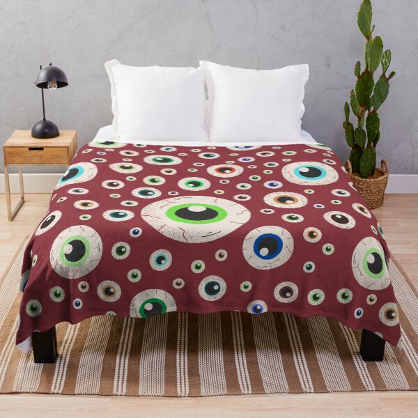 Item preview, Halloween Eyeballs Seamless Pattern - Purple, Green, Orange, Brown, Neon Green, Light Purple, Dark Purple designed and sold by BonitaGirl.