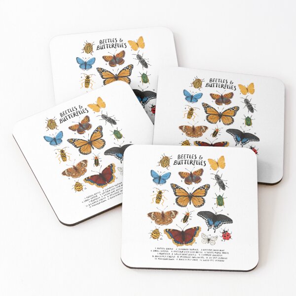 Item preview, Beetles and Butterflies designed and sold by Amy Hamilton.