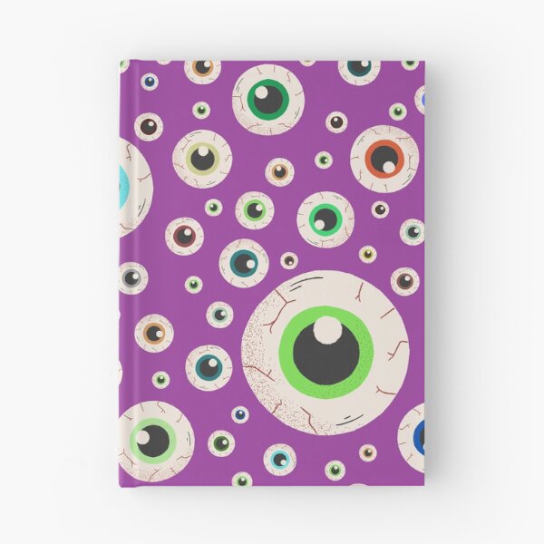 Item preview, Halloween Eyeballs Seamless Pattern - Purple, Green, Orange, Brown, Neon Green, Light Purple, Dark Purple designed and sold by BonitaGirl.