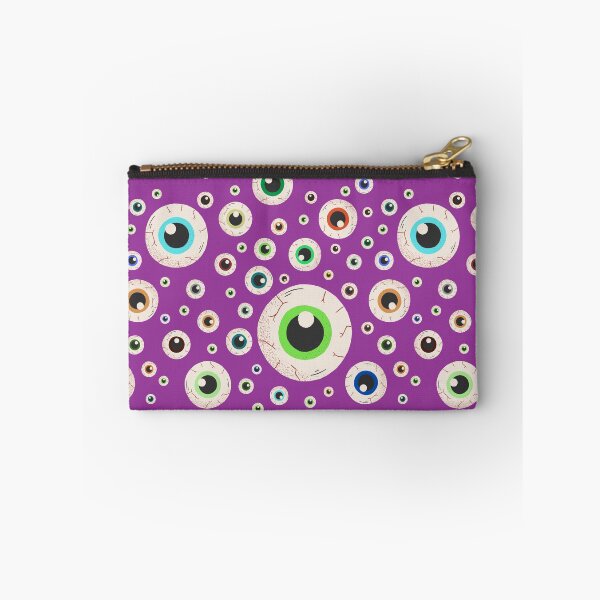 Item preview, Halloween Eyeballs Seamless Pattern - Purple, Green, Orange, Brown, Neon Green, Light Purple, Dark Purple designed and sold by BonitaGirl.