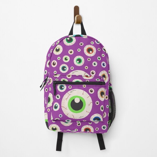 Item preview, Halloween Eyeballs Seamless Pattern - Purple, Green, Orange, Brown, Neon Green, Light Purple, Dark Purple designed and sold by BonitaGirl.