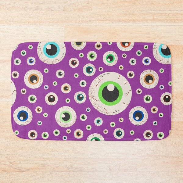 Item preview, Halloween Eyeballs Seamless Pattern - Purple, Green, Orange, Brown, Neon Green, Light Purple, Dark Purple designed and sold by BonitaGirl.