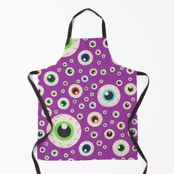 Item preview, Halloween Eyeballs Seamless Pattern - Purple, Green, Orange, Brown, Neon Green, Light Purple, Dark Purple designed and sold by BonitaGirl.
