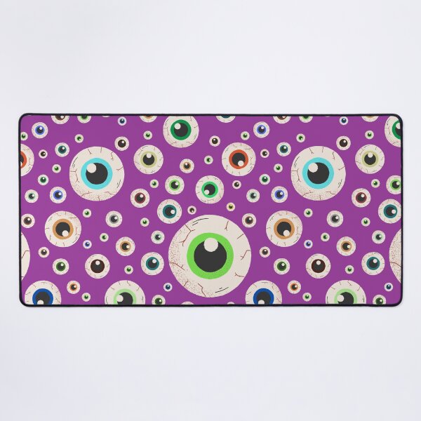 Item preview, Halloween Eyeballs Seamless Pattern - Purple, Green, Orange, Brown, Neon Green, Light Purple, Dark Purple designed and sold by BonitaGirl.