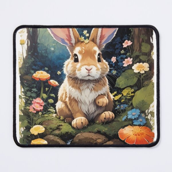 Item preview, Enchanted Forest Serenity: Hyper-Realistic Rabbit designed and sold by Wayferg.