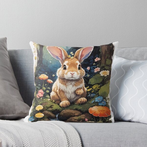 Item preview, Enchanted Forest Serenity: Hyper-Realistic Rabbit designed and sold by Wayferg.