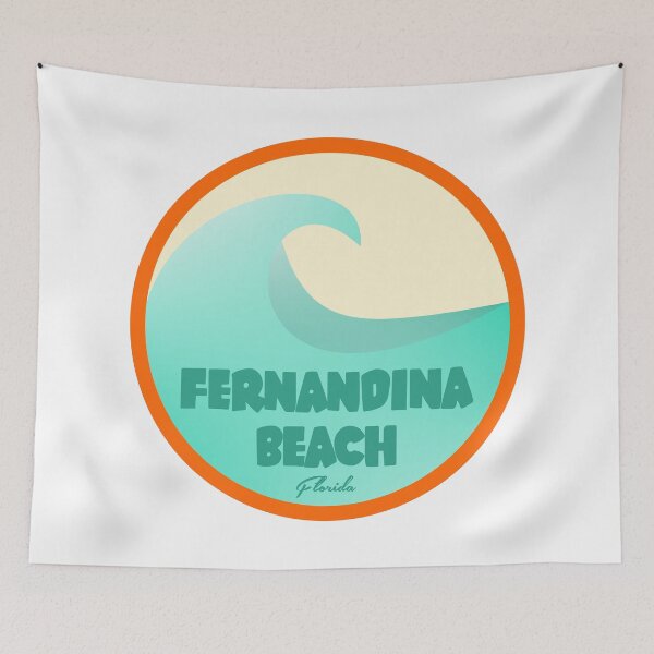 Item preview, Fernandina Beach Florida Retro designed and sold by bivenart.