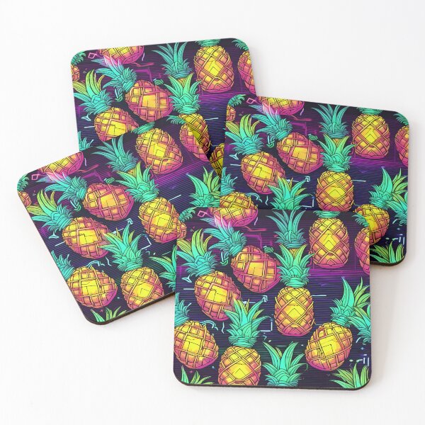 Item preview, Pineapples in retro Style designed and sold by SeamCraft.