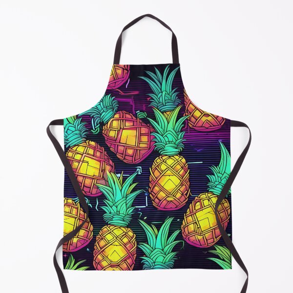 Item preview, Pineapples in retro Style designed and sold by SeamCraft.
