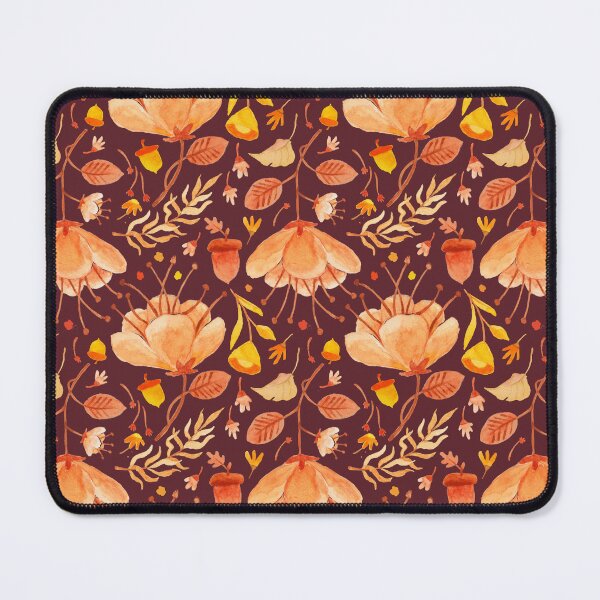 Item preview, Autumn flower leaves pattern designed and sold by ArtStyleAlice.