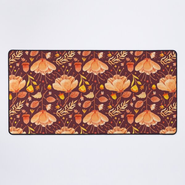 Item preview, Autumn flower leaves pattern designed and sold by ArtStyleAlice.