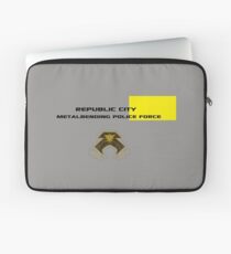 Republic City Metallbendende Polizei Laptoptasche