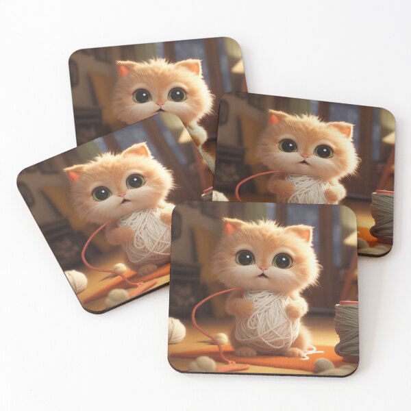 Item preview, Tater Tot Kitten with Crafty Paws designed and sold by InsightsFr.