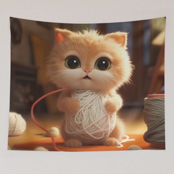 Item preview, Tater Tot Kitten with Crafty Paws designed and sold by InsightsFr.