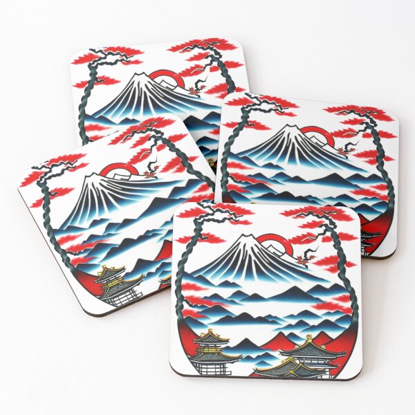 Item preview, design a japanesse style tattoo of mountain ornament.. designed and sold by aipaint.